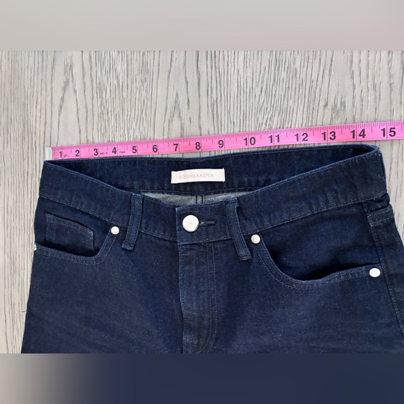 BCBG Dark Wash Cuffed Jeans Size 26 - Picture 8 of 11